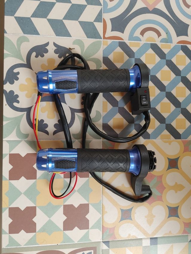 puños para moto calefactable