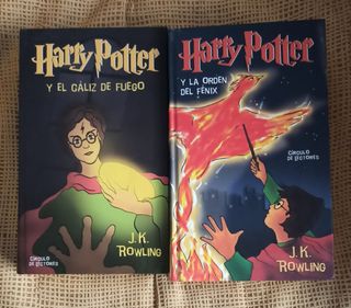 Lote 2 libros: Harry Potter 4 / 5