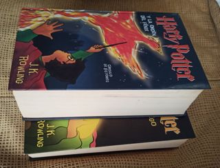 Lote 2 libros: Harry Potter 4 / 5