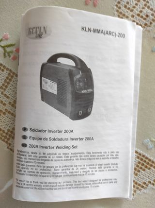 Soldador inverter