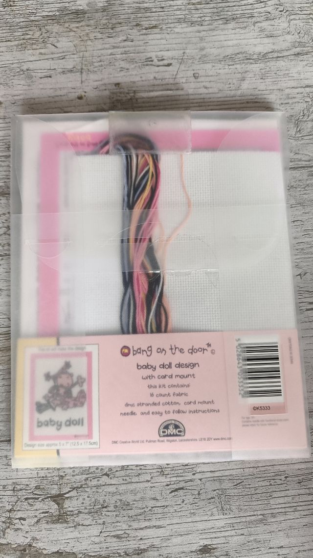 Kit punto de cruz DMC K5333 bang on The door