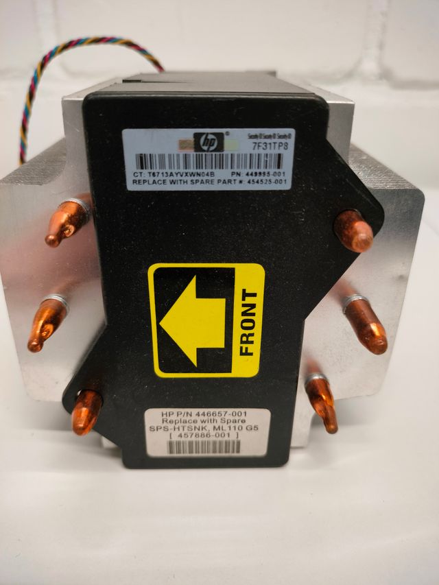 TOMA DE DISIPADOR TÉRMICO HP 457886-001 775 ML110