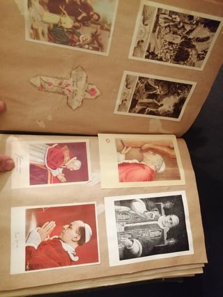 álbum, religioso, postales, exequias, recordatorio
