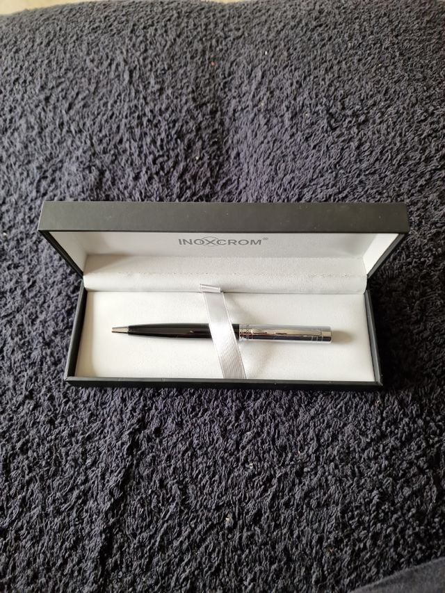 Bolígrafo INOXOROM. Estuche original