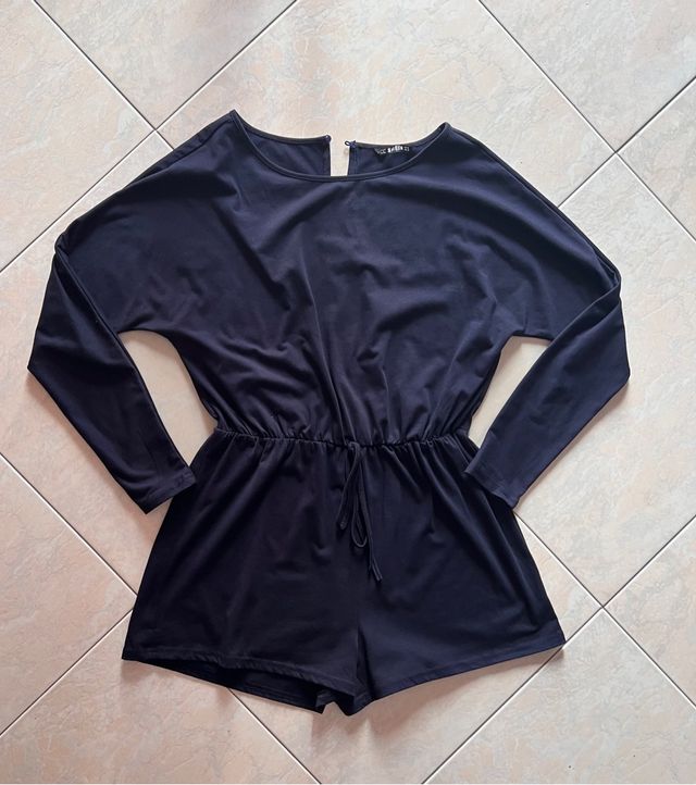 Tuta a pantaloncino blue navy