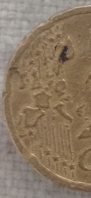 A14 - Error , Moneda de 20 Céntimos Alemania 2002G