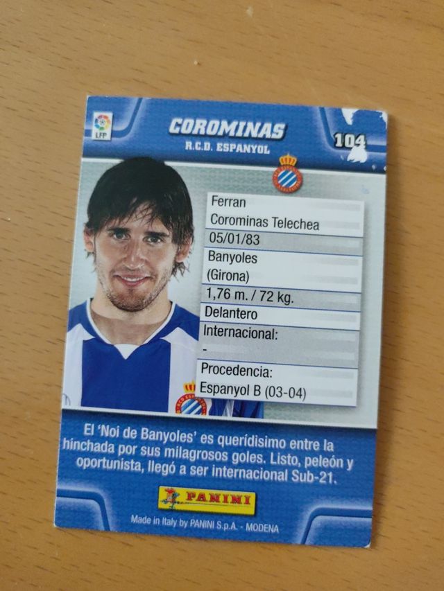 cromo Ferrán corominas mega crack 2010/2011