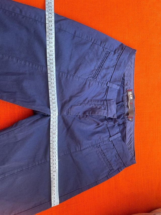 pantaloni estivi unisex blu elettrico Slam 42