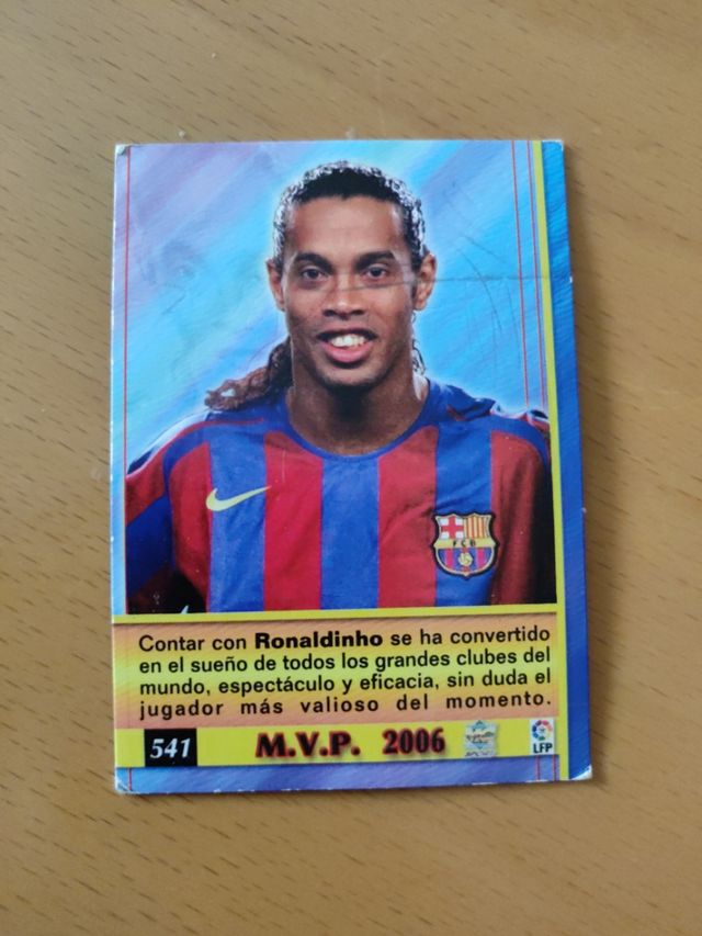 cromo Ronaldinho mvp 2006