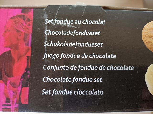 Set per fonduta di cioccolato