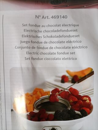 Set per fonduta di cioccolato