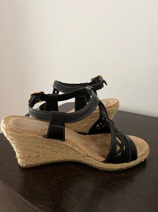 Sandalia/Alpargata cuña piel ROCKPORT