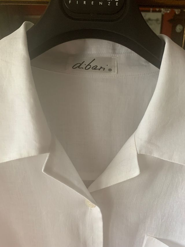 Elegantissima camicia lunga spettacolare lino 100%