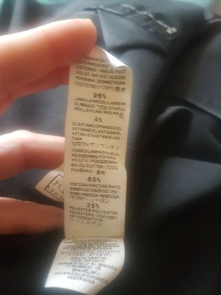 Americana negra "Zara men"