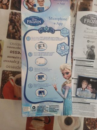 microfono karaoke frozen