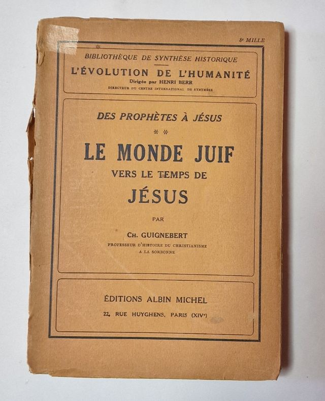 Le monde Juif verso le temps de Jesus