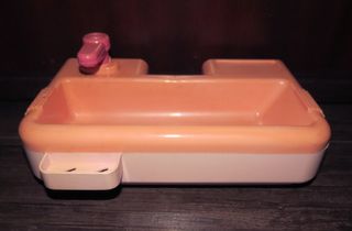 Vintage anni 70 vasca da bagno per Barbie