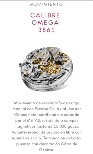 Reloj Omega Speedmaster Moonwatch.