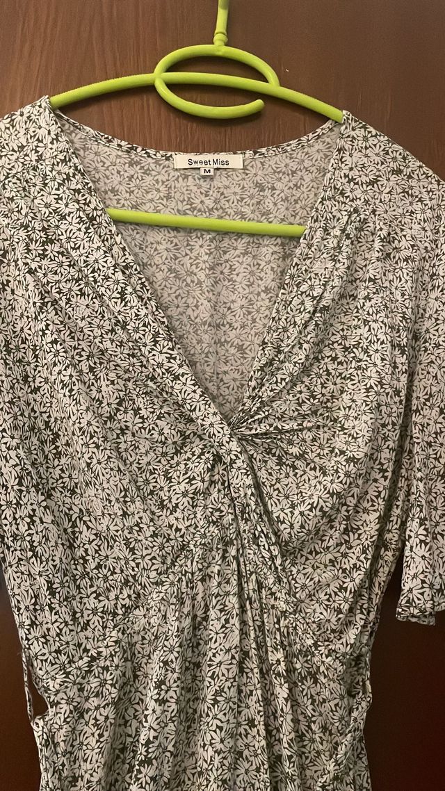 Vestido flores largo hippie