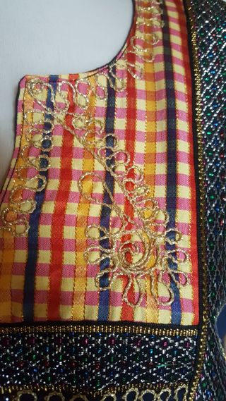 Tunica vintage estiva in cotone con ricami