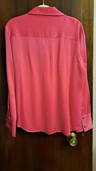 Camisa manga larga fucsia 