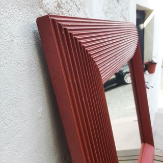 espelho madeira 65 x 65 x 3,5