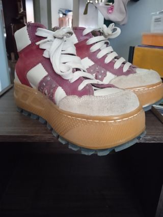 zapatos plataforma número 40