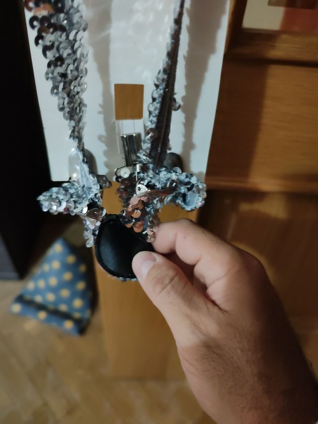 Tirantes de baile y fiesta talla 7-8 lentejuelas