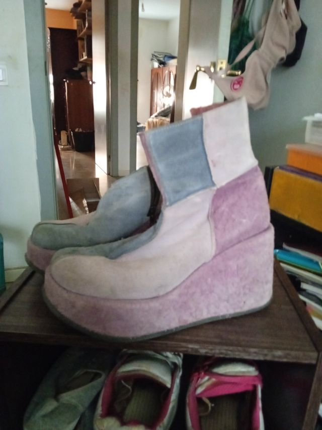 zapatos plataformas número 40