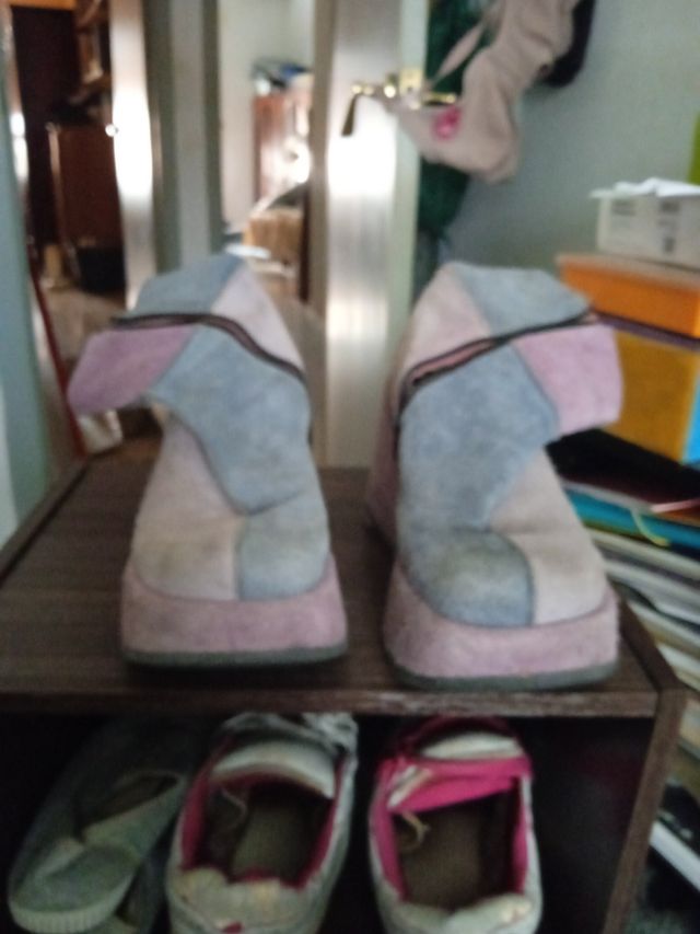 zapatos plataformas número 40