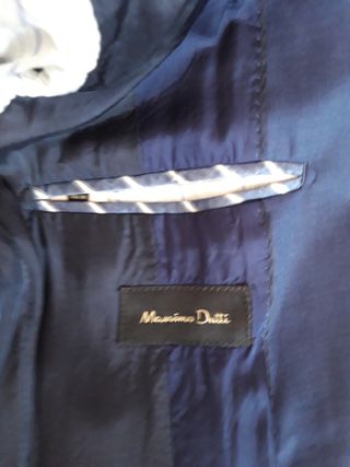 TRAJE pr Chico AZUL MASSIMO DUTTI