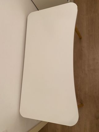 Escritorio blanco/madera