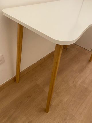 Escritorio blanco/madera