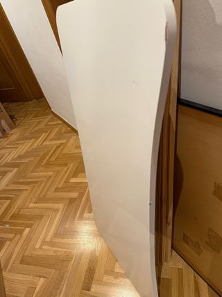 Escritorio blanco/madera