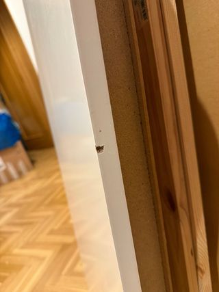 Escritorio blanco/madera