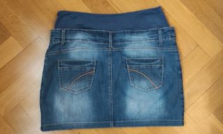 Falda vaquera premamá 
