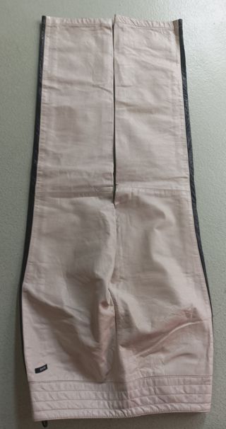pantalon cuero Gas moto beige y negro usado una ve