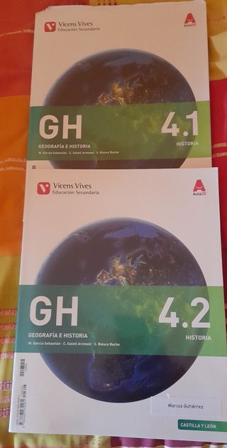 LIBRO DE TEXTO GEOGRAFIA E HISTORIA 4 ESO VICENS V