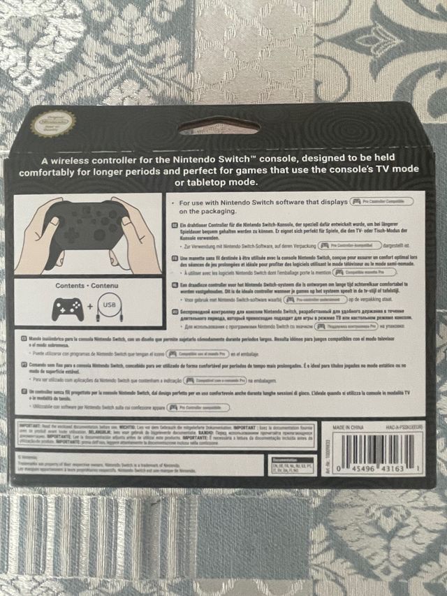 Mando PRO NINTENDO SWITCH Ed. Zelda TOTK