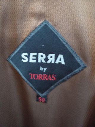 Chaqueta de ante talla 50 Serra by Torras