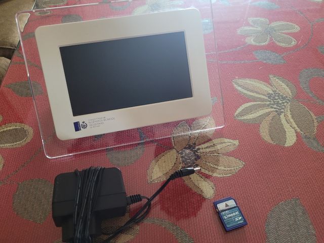 Marco de fotos digital.