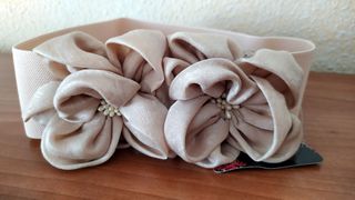 Cinturon elastico flores