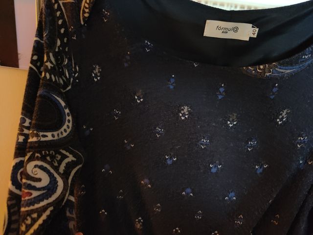 vestido azul talla 40