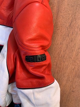 Cazadora de cuero para moto 