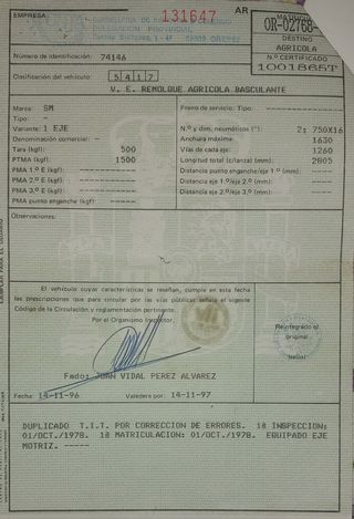 Remolque tractor con traccion