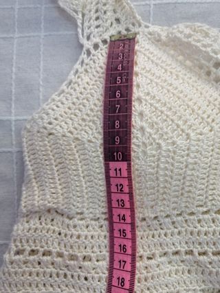 top boho romántico HECHO A MANO