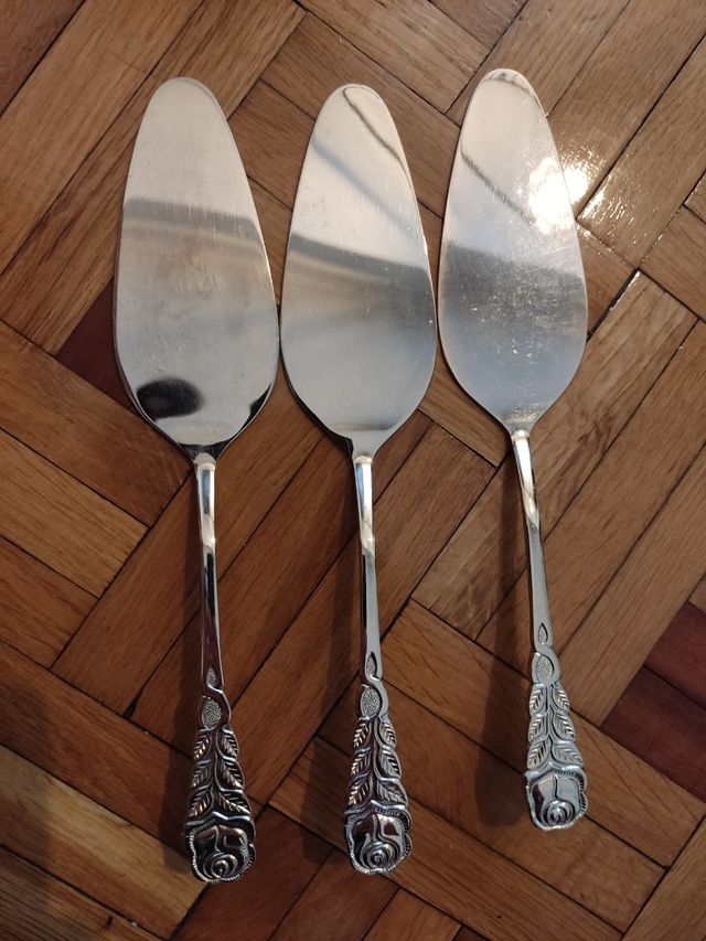 Cuberteria oro postres echt vergoldet utc