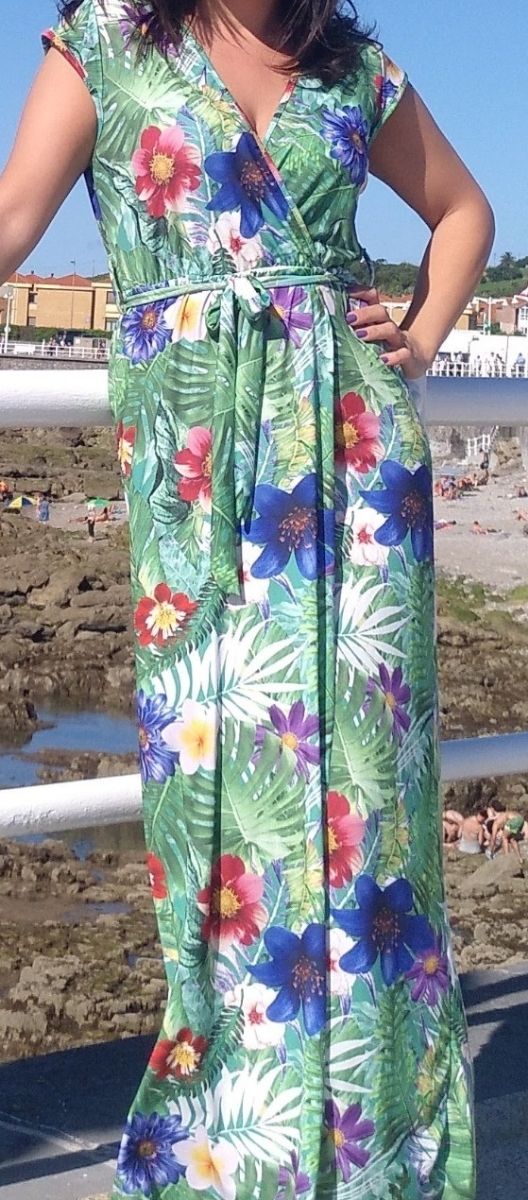 vestido tipo bata TU