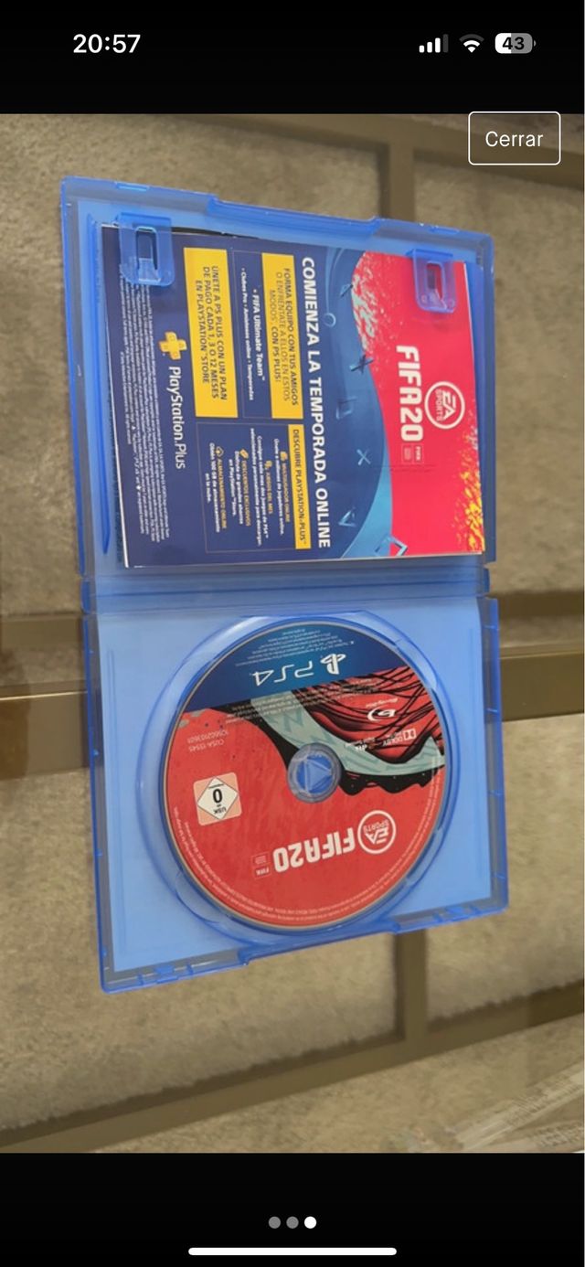 Videojuego Ps4 Fifa20