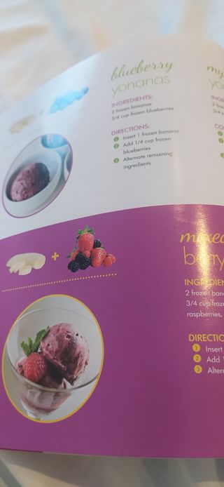 Máquina para hacer helados yonanas